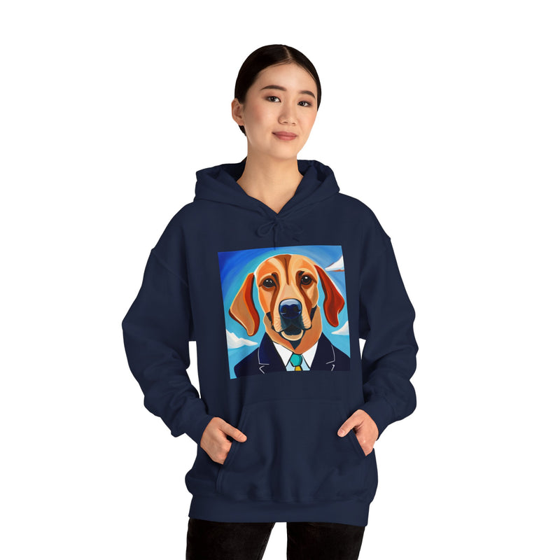 Blue Dog Unisex Heavy Blend™ Hooded Sweatshirt