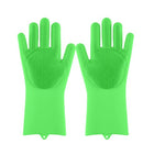 Silicone Cleaning Brush Scrubbing Gloves - Shopeez
