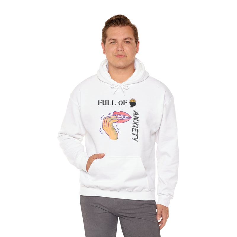 Full Of Anxiety Unisex Heavy Blend™ Hooded Sweatshirt