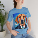 Blue Dog Unisex Jersey Short Sleeve Tee