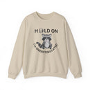 Hold On I'm Overstimulated Unisex Heavy Blend™ Crewneck Sweatshirt