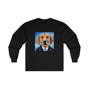 Blue Dog Unisex Ultra Cotton Long Sleeve Tee