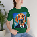Blue Dog Unisex Jersey Short Sleeve Tee