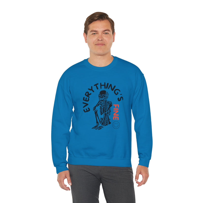 Everything's Fine Unisex Heavy Blend™ Crewneck Sweatshirt