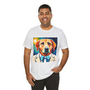 White Dog Unisex Jersey Short Sleeve Tee