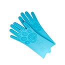 Silicone Cleaning Brush Scrubbing Gloves - Shopeez