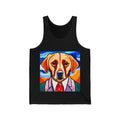 Green Dog Unisex Jersey Tank