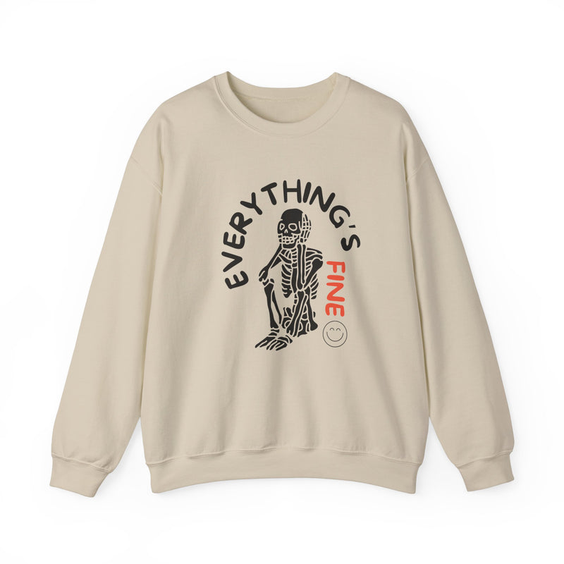 Everything's Fine Unisex Heavy Blend™ Crewneck Sweatshirt