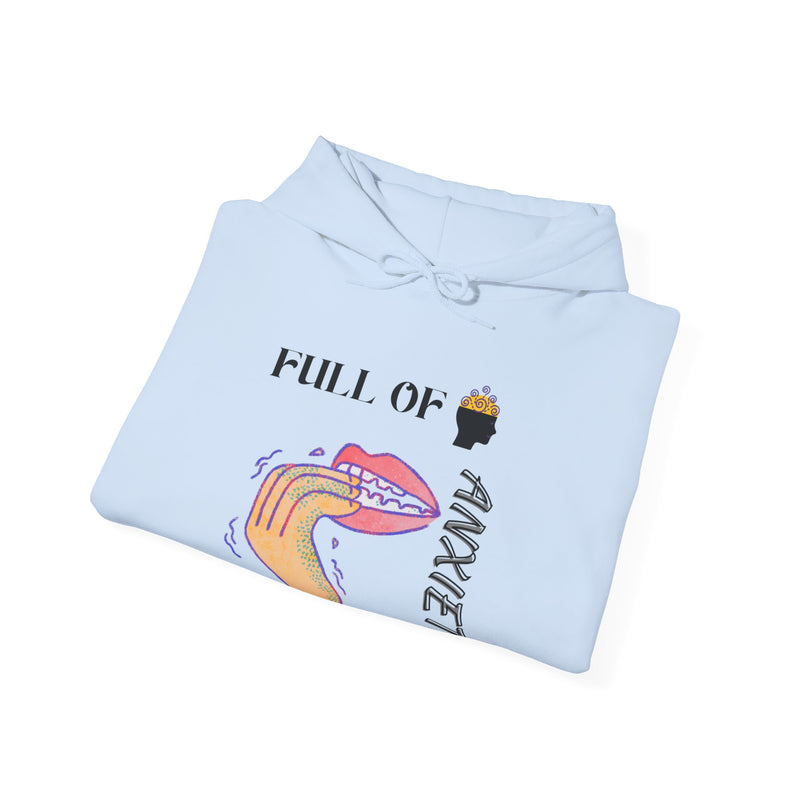 Full Of Anxiety Unisex Heavy Blend™ Hooded Sweatshirt
