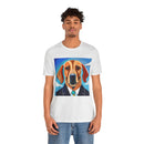 Blue Dog Unisex Jersey Short Sleeve Tee