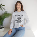 Hold On I'm Overstimulated Unisex Heavy Blend™ Crewneck Sweatshirt