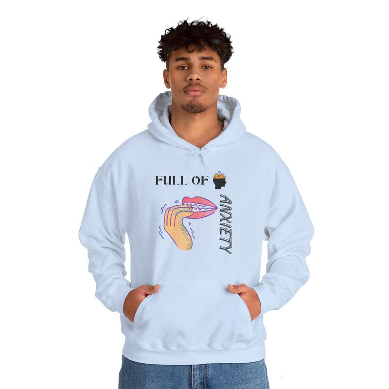 Full Of Anxiety Unisex Heavy Blend™ Hooded Sweatshirt