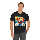 White Dog Unisex Jersey Short Sleeve Tee