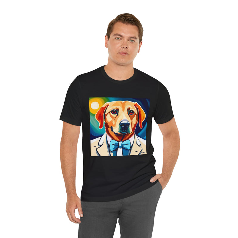 White Dog Unisex Jersey Short Sleeve Tee