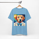 White Dog Unisex Jersey Short Sleeve Tee