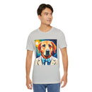 White Dog Unisex Jersey Short Sleeve Tee