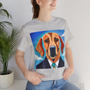 Blue Dog Unisex Jersey Short Sleeve Tee