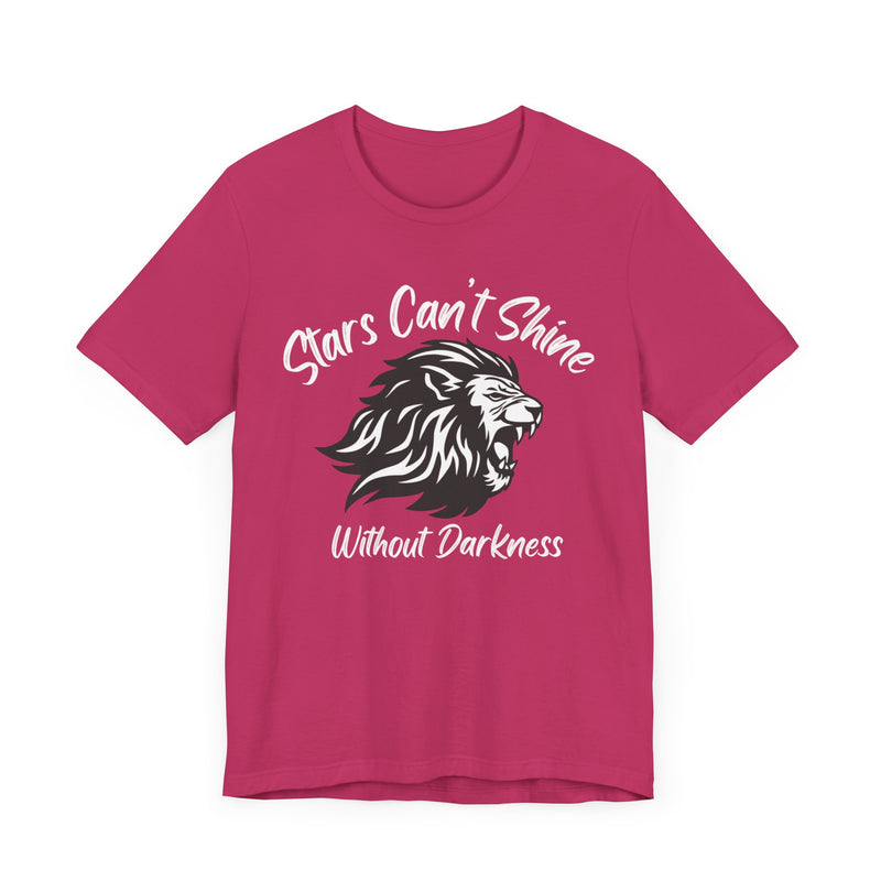Stars Can't Shine Without Darkness Unisex Jersey Short Sleeve Tee