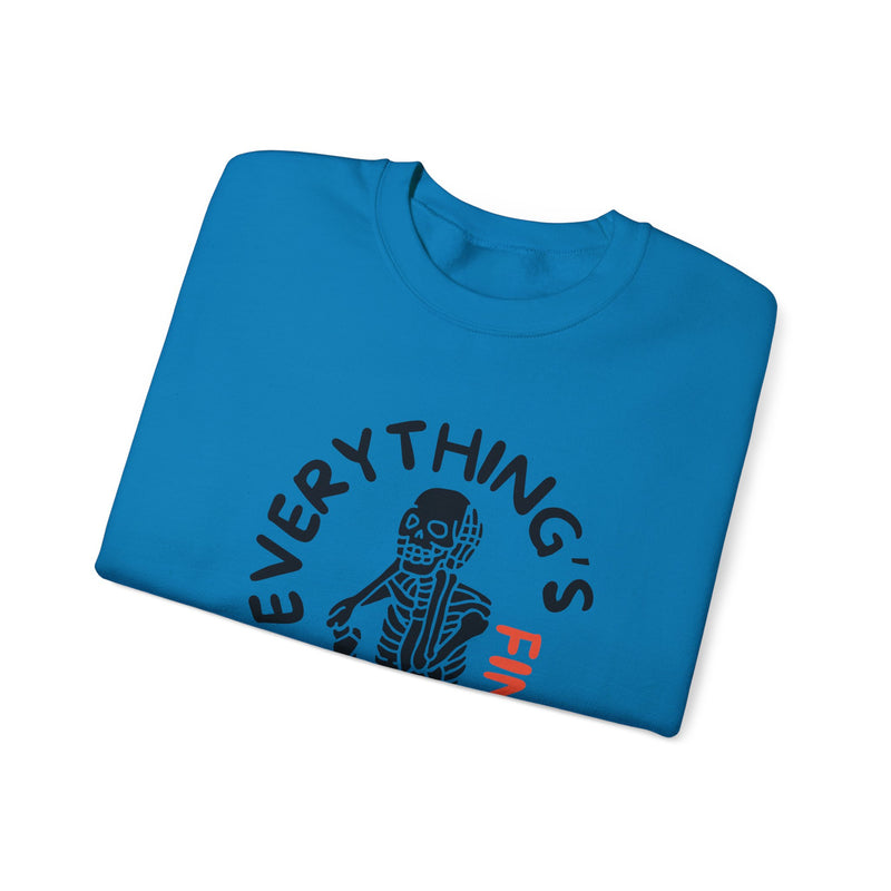 Everything's Fine Unisex Heavy Blend™ Crewneck Sweatshirt