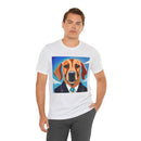Blue Dog Unisex Jersey Short Sleeve Tee
