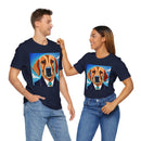 Blue Dog Unisex Jersey Short Sleeve Tee