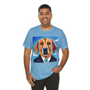 Blue Dog Unisex Jersey Short Sleeve Tee