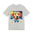White Dog Unisex Jersey Short Sleeve Tee
