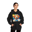 White Dog Unisex Heavy Blend™ Hooded Sweatshirt
