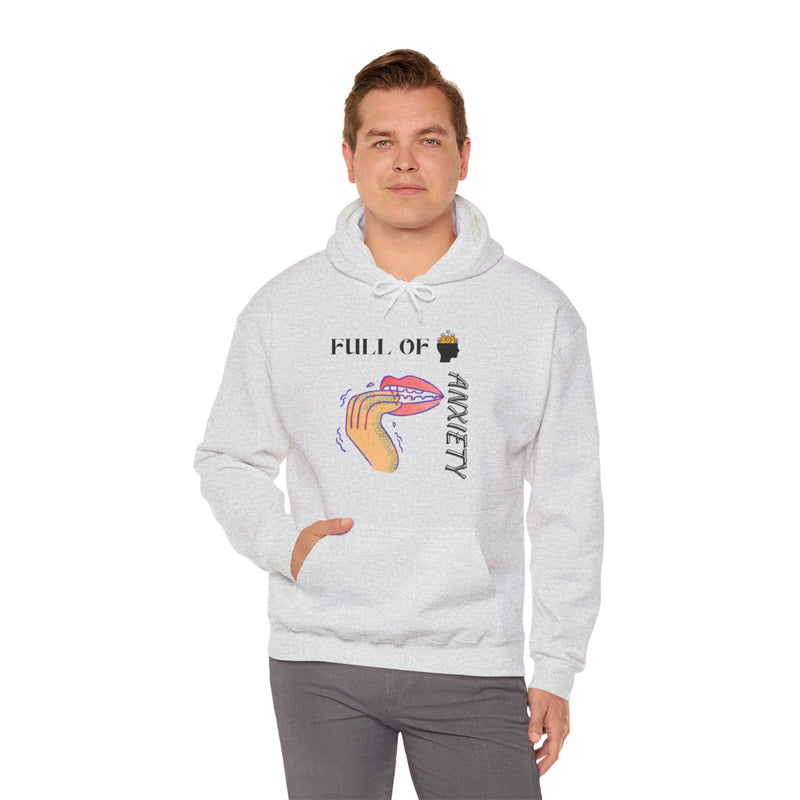 Full Of Anxiety Unisex Heavy Blend™ Hooded Sweatshirt