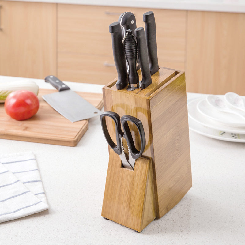 Bamboo Kitchen Knife Storage Holder