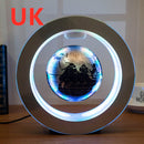 Round LED World Map Floating Globe Magnetic - Shopeez