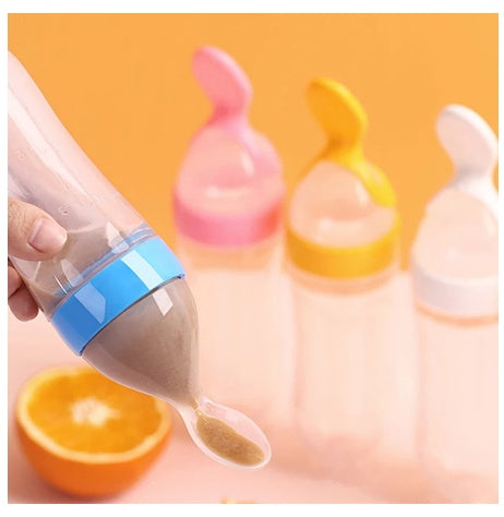 Baby Feeder Silicone Spoon Bottle