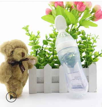 Baby Feeder Silicone Spoon Bottle