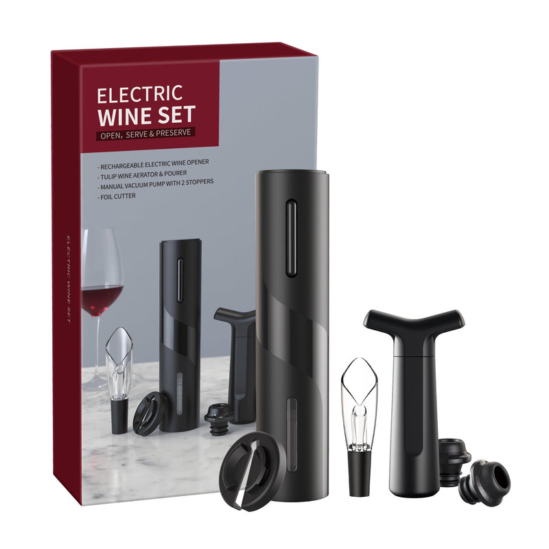 USB Rechargeable Wine Electronic Bottle Opener - Shopeez