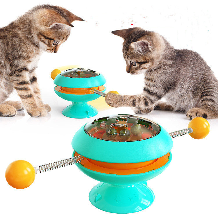 Rotatable Cat Catnip Interactive Training Toys - Shopeez