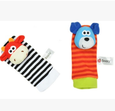 Baby Cartoon Bell Wrist Strap Socks