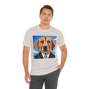 Blue Dog Unisex Jersey Short Sleeve Tee