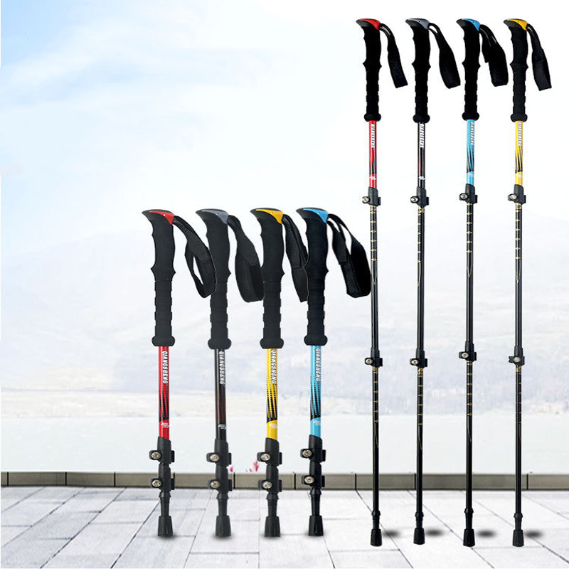 Outdoor Straight Handle Trekking Pole