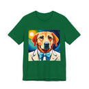 White Dog Unisex Jersey Short Sleeve Tee