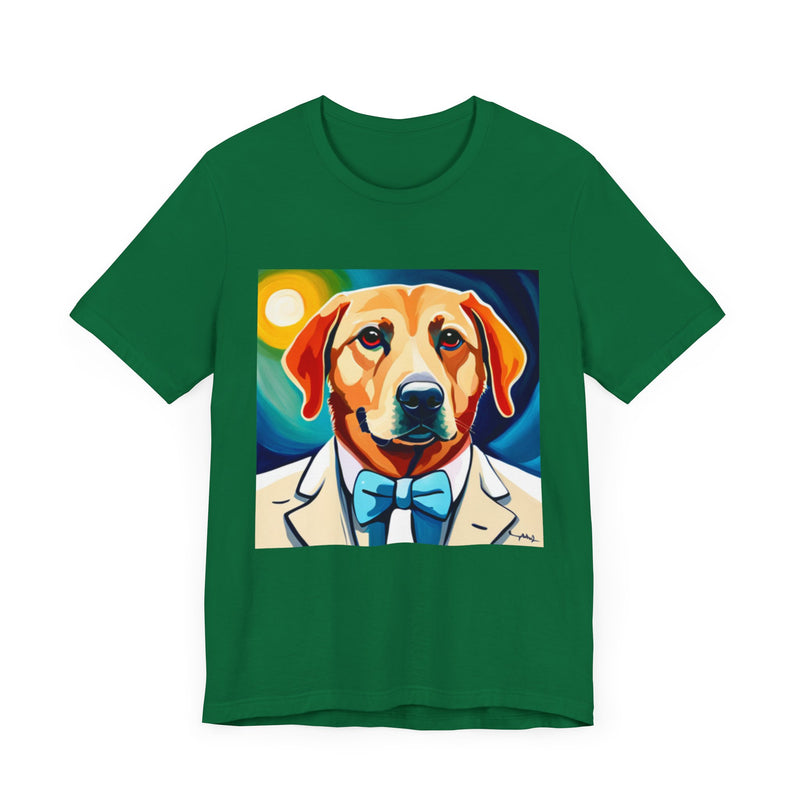 White Dog Unisex Jersey Short Sleeve Tee
