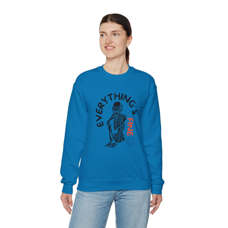 Everything's Fine Unisex Heavy Blend™ Crewneck Sweatshirt