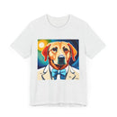 White Dog Unisex Jersey Short Sleeve Tee