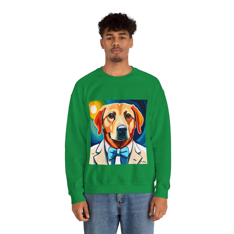 White Dog Unisex Heavy Blend™ Crewneck Sweatshirt