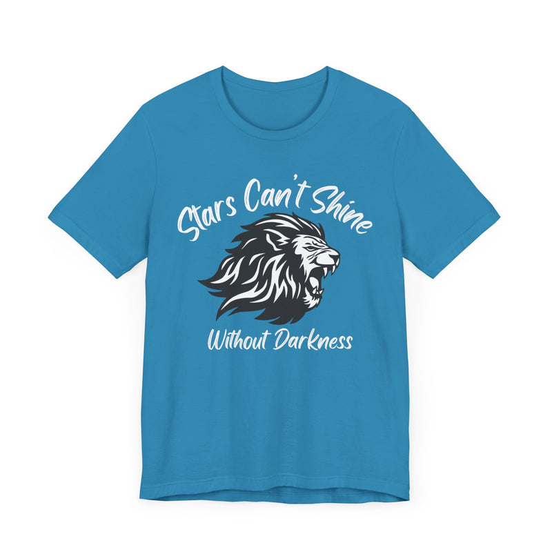 Stars Can't Shine Without Darkness Unisex Jersey Short Sleeve Tee