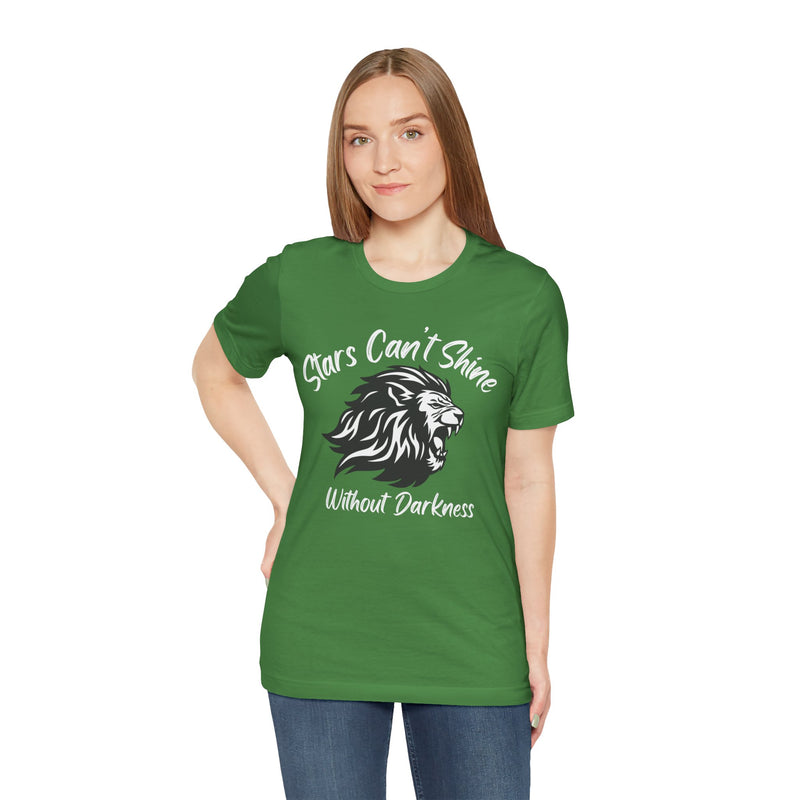Stars Can't Shine Without Darkness Unisex Jersey Short Sleeve Tee