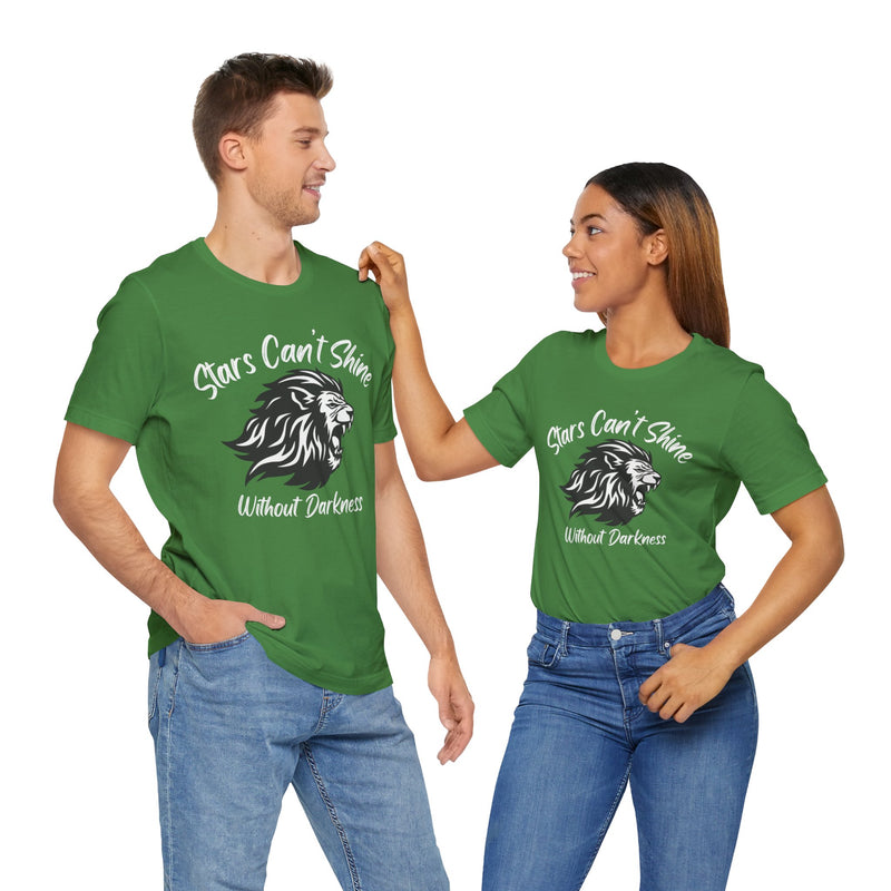 Stars Can't Shine Without Darkness Unisex Jersey Short Sleeve Tee