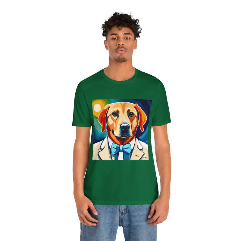 White Dog Unisex Jersey Short Sleeve Tee