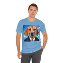 Blue Dog Unisex Jersey Short Sleeve Tee