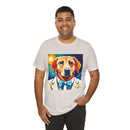 White Dog Unisex Jersey Short Sleeve Tee