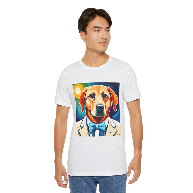 White Dog Unisex Jersey Short Sleeve Tee